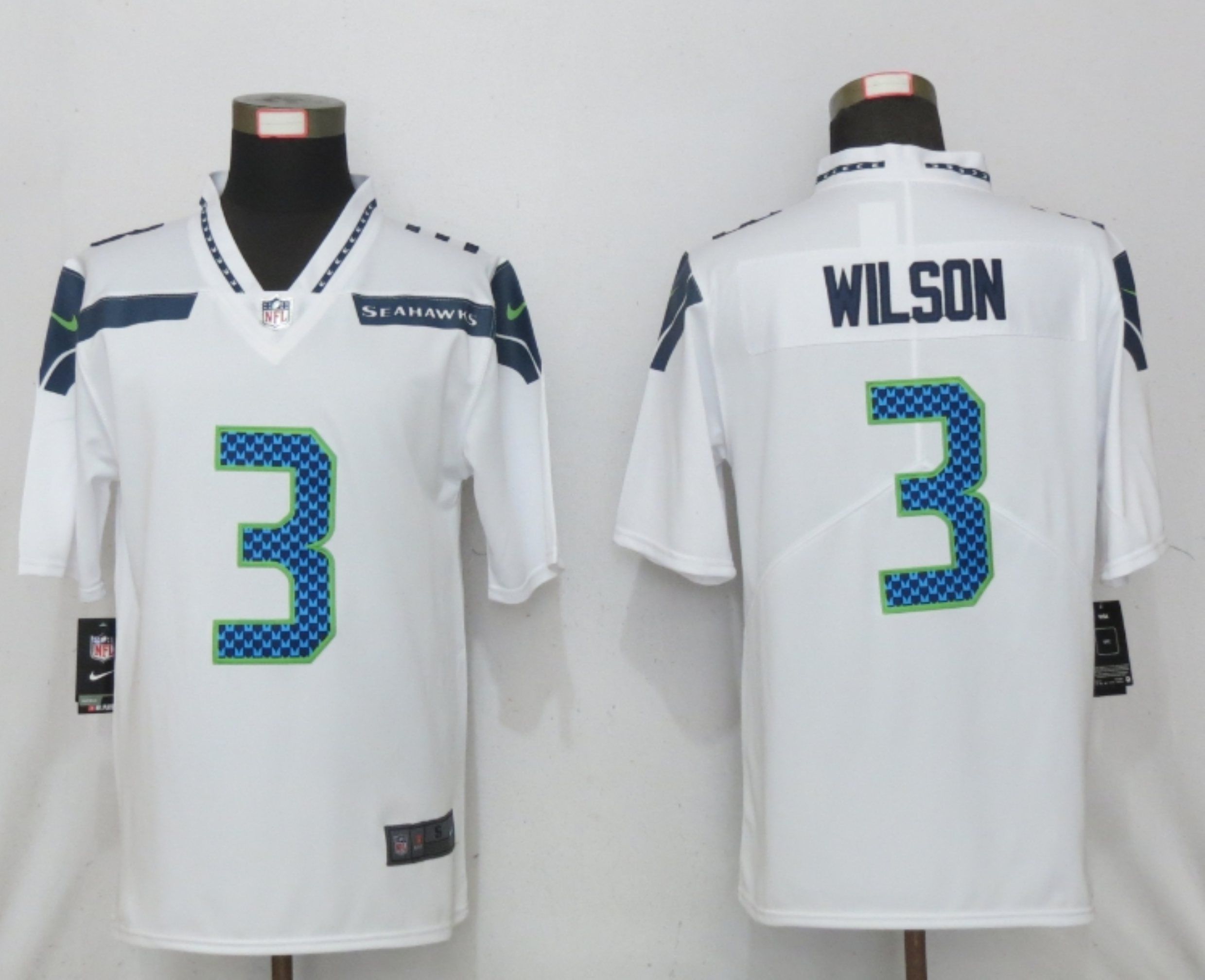 Men Seattle Seahawks #3 Wilson White 2020 Vapor Untouchable Limited Player Nike NFL Jersey->arizona cardinals->NFL Jersey